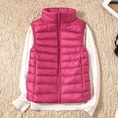 Chaleco acolchado de cuello alto