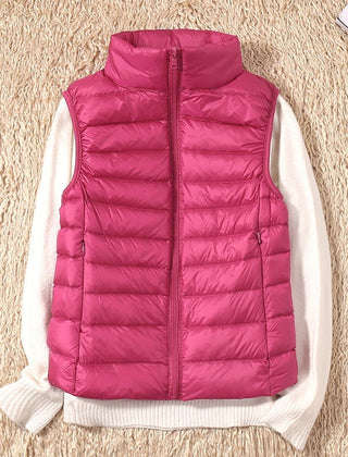 Chaleco acolchado de cuello alto
