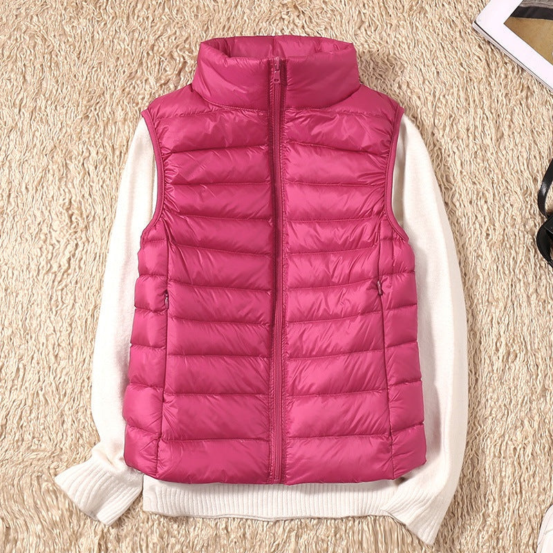 Chaleco acolchado de cuello alto
