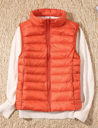 Chaleco acolchado de cuello alto
