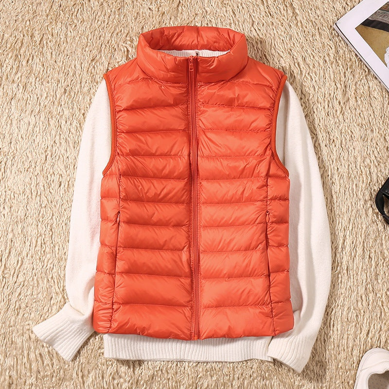 Chaleco acolchado de cuello alto