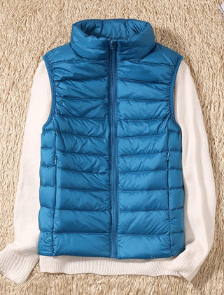 Chaleco acolchado de cuello alto
