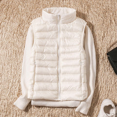 Chaleco acolchado de cuello alto