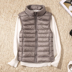 Chaleco acolchado de cuello alto