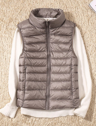 Chaleco acolchado de cuello alto