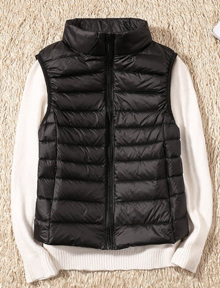 Chaleco acolchado de cuello alto