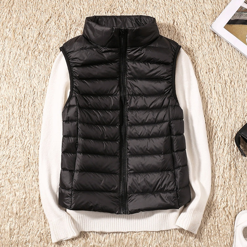 Chaleco acolchado de cuello alto