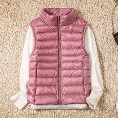 Chaleco acolchado de cuello alto