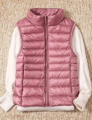 Chaleco acolchado de cuello alto