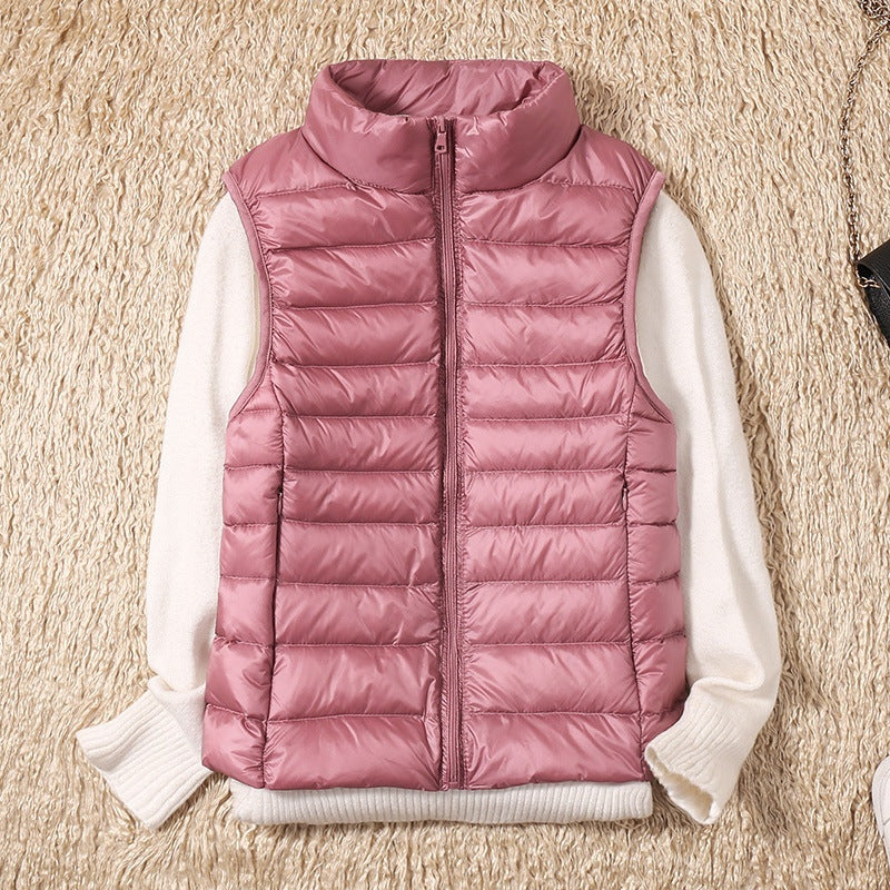 Chaleco acolchado de cuello alto