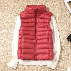 Chaleco acolchado de cuello alto