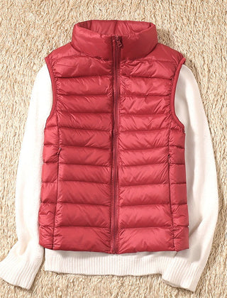 Chaleco acolchado de cuello alto