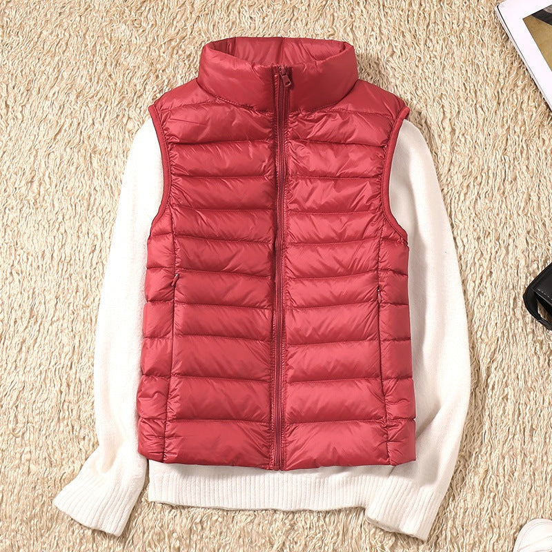 Chaleco acolchado de cuello alto