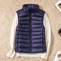 Chaleco acolchado de cuello alto