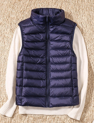 Chaleco acolchado de cuello alto