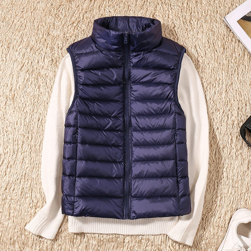 Chaleco acolchado de cuello alto