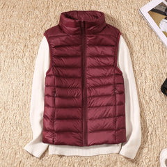 Chaleco acolchado de cuello alto