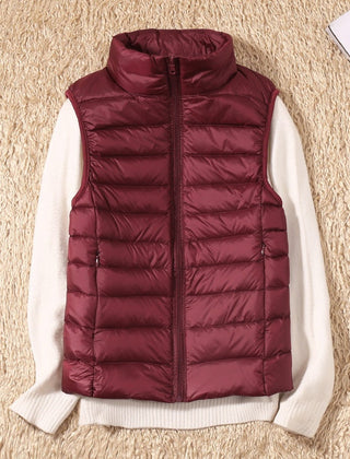 Chaleco acolchado de cuello alto