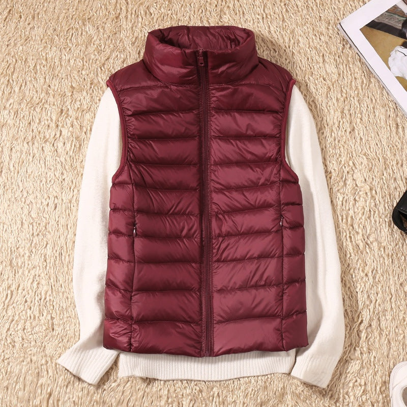 Chaleco acolchado de cuello alto