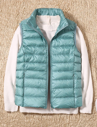Chaleco acolchado de cuello alto