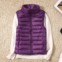 Chaleco acolchado de cuello alto