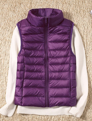 Chaleco acolchado de cuello alto
