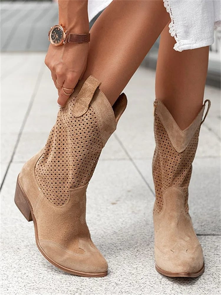 Botas cowboy de caña media