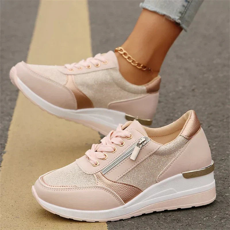 Zapatillas ligeras y transpirables para mujer – Sneakers cómodas para el uso diario