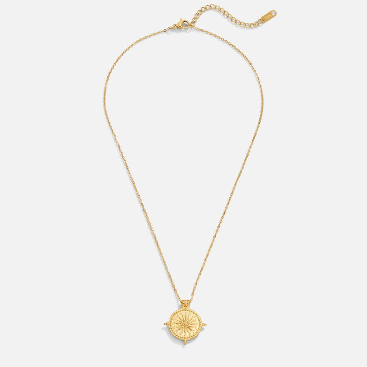 Anna – Collana Geometrica Dorata con Struttura