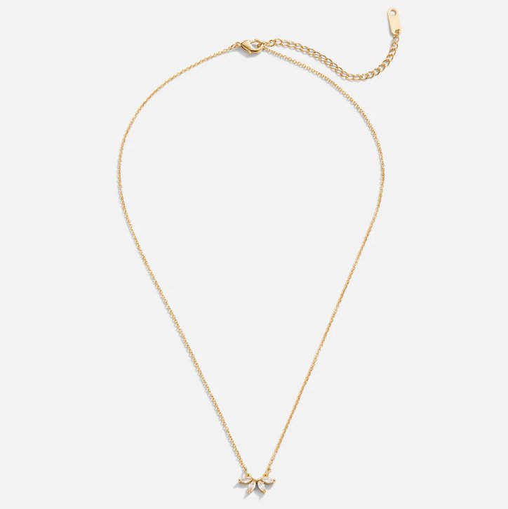 Amalia – Collana dorata con pendente a doppia perla