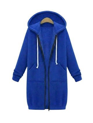Sudadera con cremallera con capucha