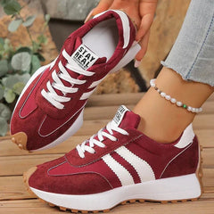Zapatillas casual retro de plataforma