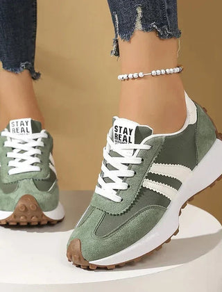 Zapatillas casual retro de plataforma