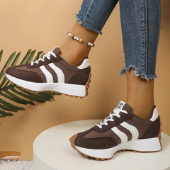Zapatillas casual retro de plataforma